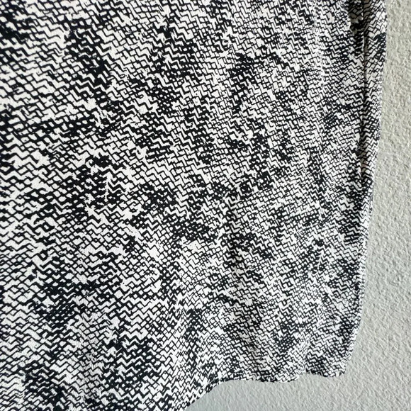 Eileen Fisher Silk Crepe De Chine Roadster Print Sleeveless Shift Dress XS - Picture 4 of 8